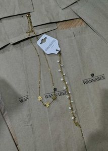 18k Gold Plated necklace set
