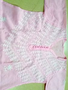 Lakhnavi Kurti Pink For Women..