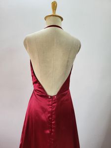 Elegant Red Satin Gown🎀❤️🦋