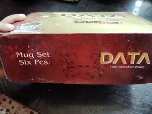 Ceramic Tea Mug Set Of 6