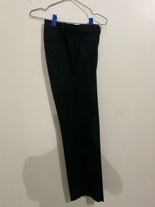 musinsa standard solid black trouser