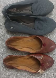 Comfy Ballerina Flats With Juti