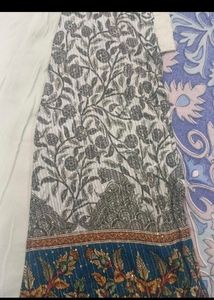 Double shade gown with shrug