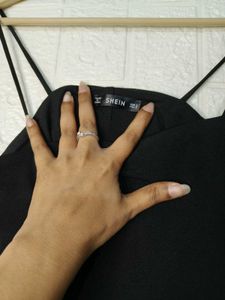 Black  Spaghetti Dress