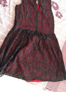 Black And Red Dress