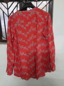 Stylish Red Printed Top