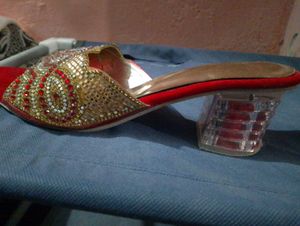 Red &amp; Gold Heels