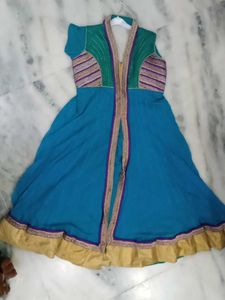 Teal &amp; Green Embellished Tunic