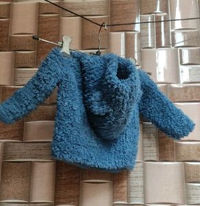Cozy Blue Baby Cardigan