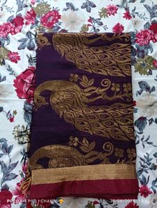 Elegant Purple Saree Blouse💜