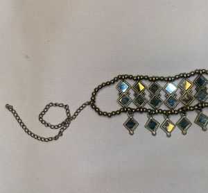 Boho Mirror Choker Necklace