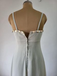 Vintage Pale Green Maxi Dress