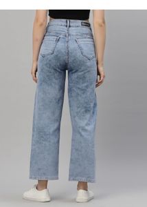 Denim Straight Leg Jeans