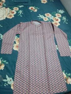 Men&#39;s Pure Cotton Printed Kurta