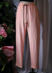 Abof Peach Cotton Pant