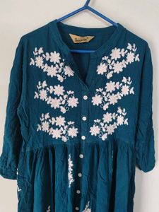 Boho Embroidered Dress