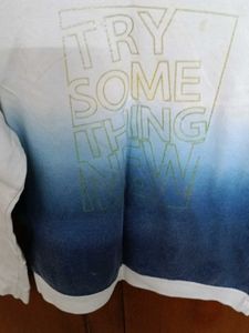 Ombre Graphic Sweatshirt