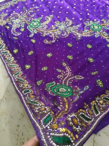 Dimond Work Saree