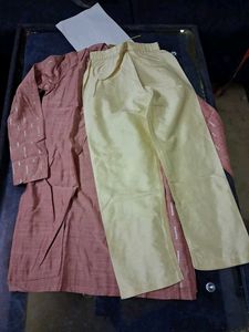Boys Ethnic Kurta Set  7 To 8 Years