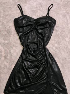 Sparkly Black Mini Dress