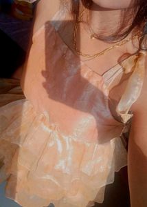 Fit And Flare Layered Dress