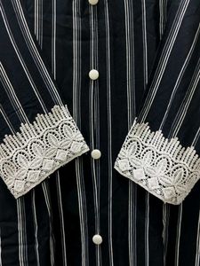 Elegant black Embroidery Set 🖤😳