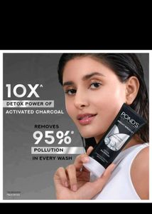 🌿 Pond&#39;s Pure Detox Charcoal Face Wash