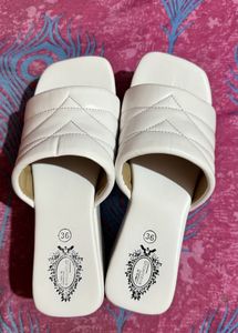 White Wedge Heels