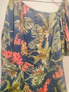 Floral Print Maxi Dress never used