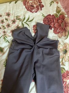 Everdion Lavender Criss Cross Leggings