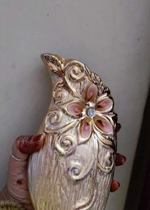 Beautiful Golden Ceramic Flower Pot