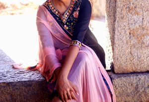 Black Kurthi Set