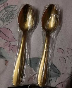 Gold Stainless Steel Spoons