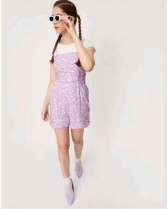 Lilac Floral Romper