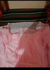 Pink Polka Dot Top