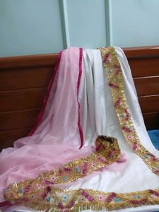 Beautiful Organza Dupatta Suit Set