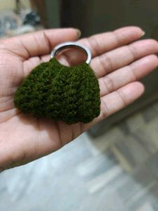 Cute Crocheted Mini Bag Keychains