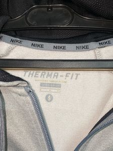 Nike Therma-FIT Gray Full-Zip Hoodie