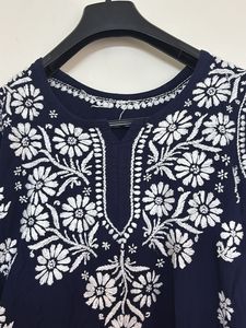 Chickankari Short Kurta