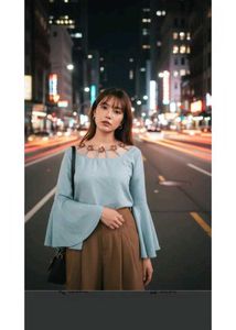 Neck Flower Work Top