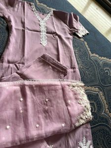 Elegant Embroidered Kurta 3 Piece Set