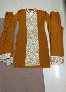 new Stylish Embroidered woolen Kurta