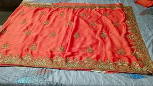Heavy Beautiful Sari With Blouse