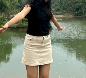 Corduroy Mini Skirt