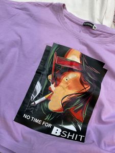 Oversized Crop T-shirt