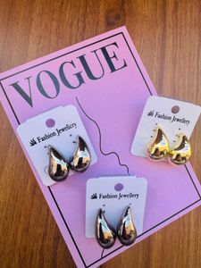 Teardrop Fashion Earrings(3 pair)