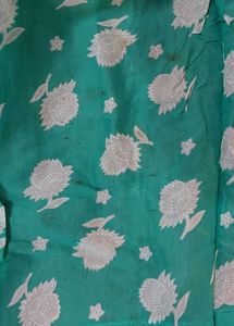 Floral Cotton Blend Saree