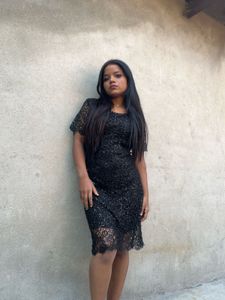 Elegant Black Lace Dress