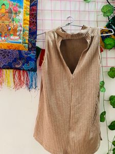 Caramel Colour Tank Top