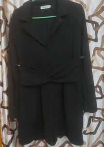 Chic Black Blazer like top
